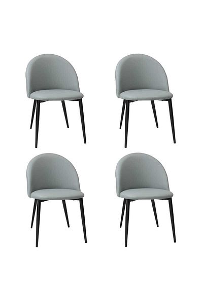 ARTA DOOR Set of 4 Bella Eco-Leather Chairs, HoReCa, Kitchen, Living Room, Office, Bedrooms, Hallways