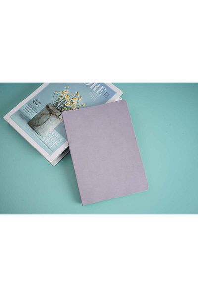 Midi Simple pure color car line notebook/purple