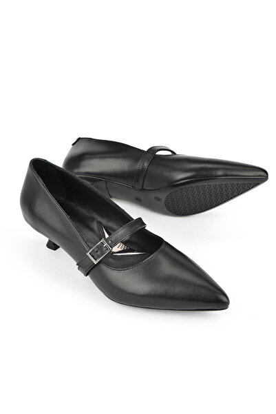 Ziya , Women's Genuine Leather Shoes 1531050Z26104804K Black