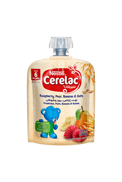 Cerelac نستله هريس الفواكه توت العليق، الكمثرى، الموز والشوفان أشهر، 90 غرام ...