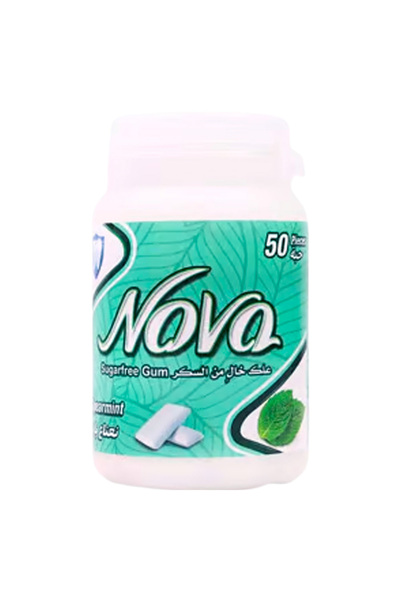 Nova علكة النعناع خالية من السكر، 70 غرام