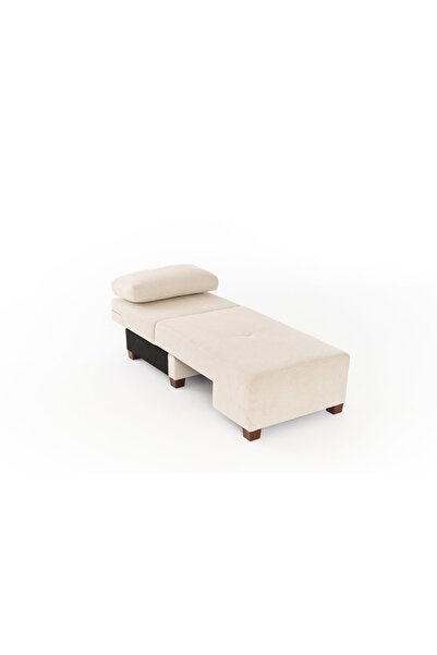 Vivense PERENNA YATAKLI TEKLİ KOLTUK, ŞÖNİL, KREM, SOL