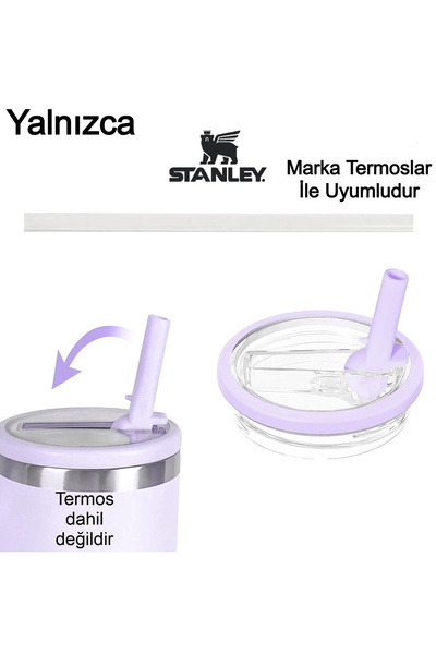 Besify Quencher Uyumlu 40 Oz Pipetli Termos Sızdırmaz Kapak Sızdımaz Seti