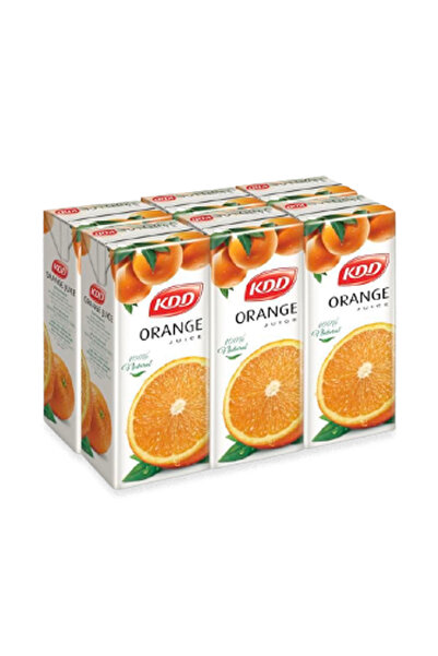 KDD مشروب عصير البرتقال، 180 مل × 6