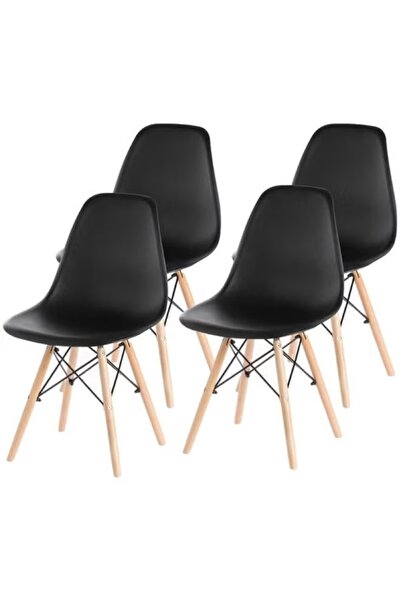 rexa كرسي طعام مكون من 4 قطع 40 × 40 × 70 سم