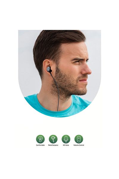ACER Stereo Headphone, Black, AX ONE