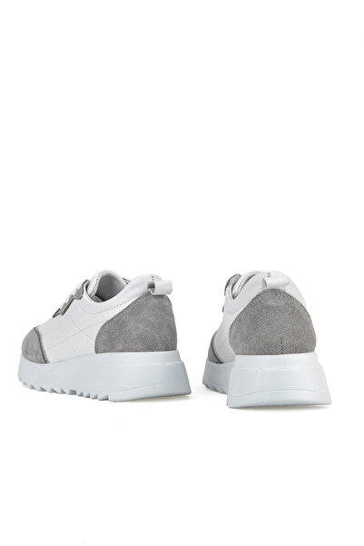 Ziya , Γυναικείο sneaker από γνήσιο δέρμα 1531050Z26802420PK Λευκό