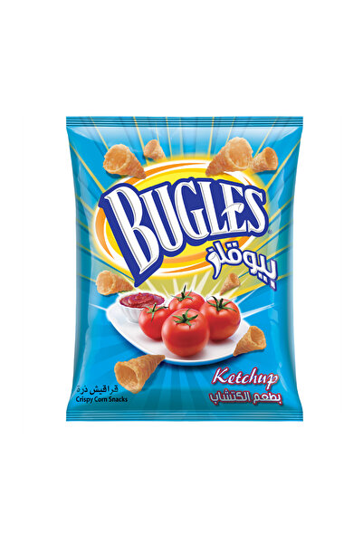 Bugles رقائق الذرة بنكهة الكاتشب، 15 غرام