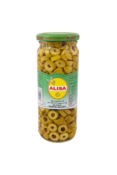 alisa زيتون أخضر مقطع، 230 غرام