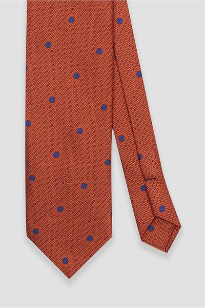 Abbate Tie 8 cm Microfiber Polyester Tile Men's Patterned Tie