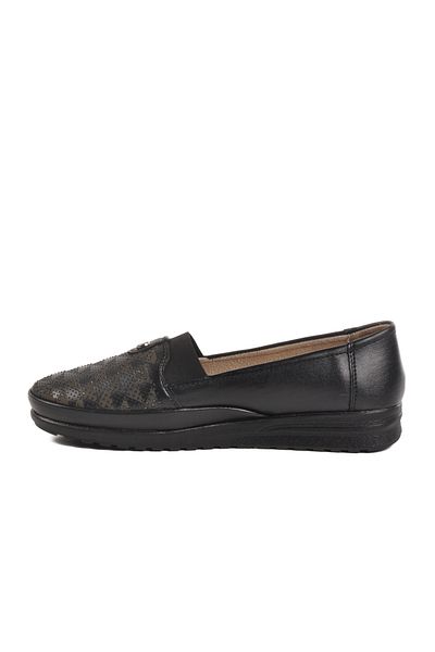 AYAKMOD Black Gel Sole Anatomical Women's Casual Shoes 235 Z