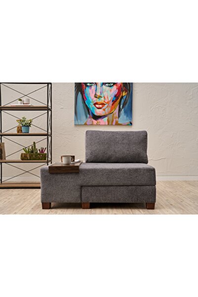 Vivense PERENNA YATAKLI TEKLİ KOLTUK, ŞÖNİL, GRİ, SOL