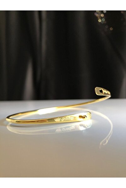 GWOMA Erkek Kadın Gümüş Bileklik - Lades Model Sarı Renk • Sevgiliye • Eşe • ...