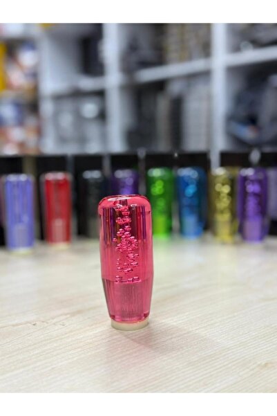 OTO SÜSLEN İSTANBUL Epoksi Işıklı Usb Girişli Kırmızı Renk 10cm Vites Topuzu ...