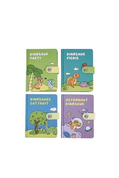 Midi Dinosaur paradise Paper magnetic buckle book 36K/ mixed