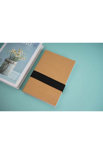 Midi A5 Kraft paper car line notebook set