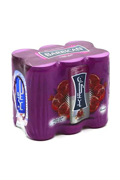 BARBİCAN مشروب الشعير بنكهة الرمان، علبة، 250 مل × 6