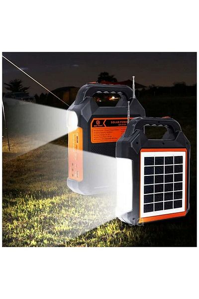 Easy power Solar Wireless Radio USB Speaker with FM Panel Torch System