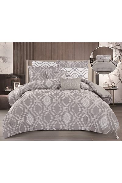 Mark A luxurious king-size double bed sheet to add beauty and elegance to your room accessories, made of microfiber, size 240*260 cm