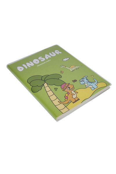 Midi Dinosaur paradise Matte rubber cover book A5/ mixed