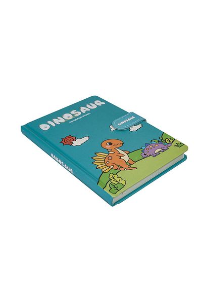 Midi Dinosaur paradise Paper paper magnetic buckle book 32K/ mixed