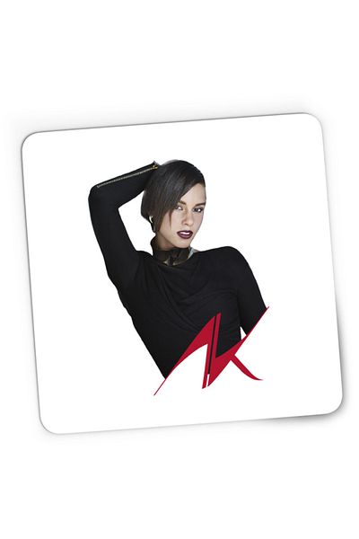 OEM Mousepad Gaming Alicia Keys Augello Cook American Singer, 21x19 см