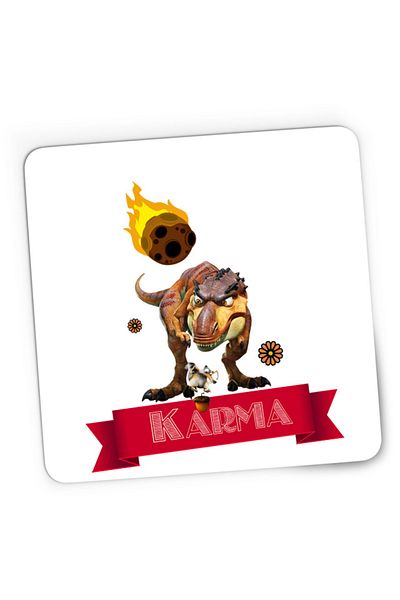 OEM Mousepad Gaming Ice Age Karma Apocalipse Flowers Squirrel, 21x19 см