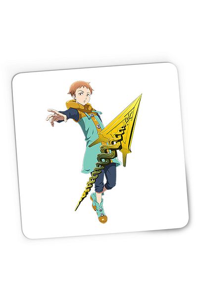 OEM Mousepad Gaming Seven Deadly Sins King Polearm Strongest Anime Meme, 21x19 см