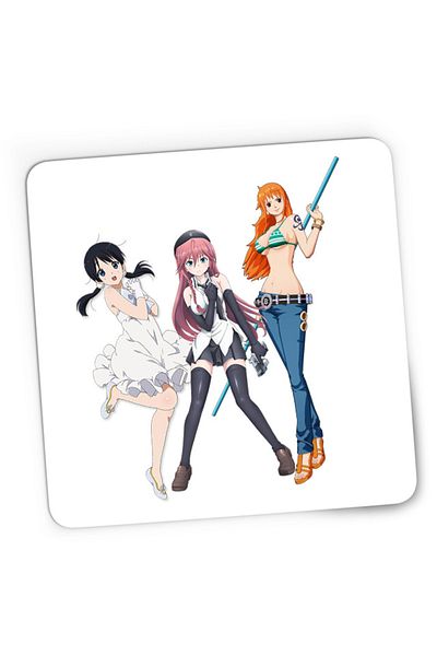 OEM Mousepad Gaming Trinity Seven One Piece Nami Anime Waifu, 21x19 см