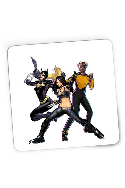 OEM Mousepad Gaming Star Trek Wolf Woman Catwoman Marvel Universal Lethal, 21x19 см