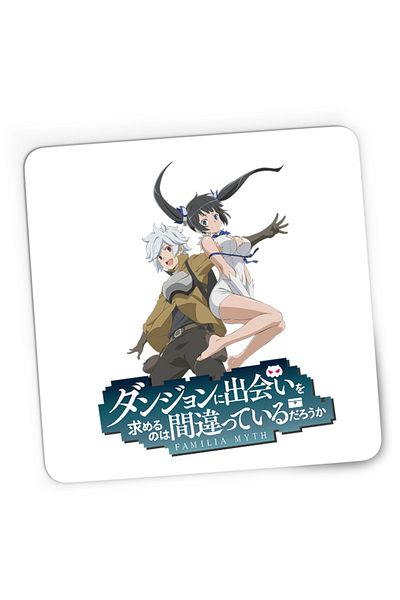 OEM Mousepad Gaming DanMachi Hestia Bell Fall Fight Sky Dungeon, 21x19 см