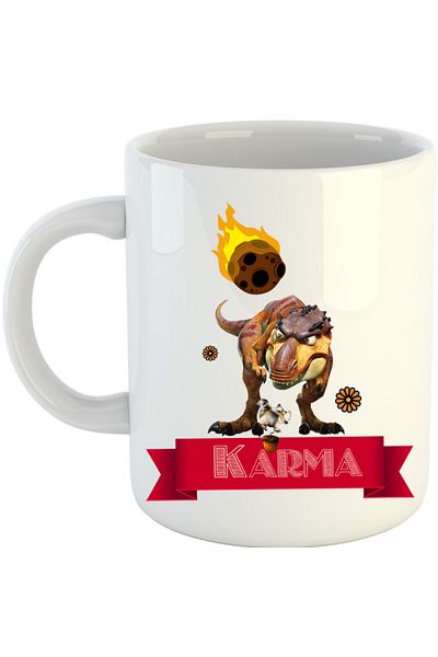 OEM Cana Ice Age Karma Apocalipse Flowers Squirrel, alba, 330 ml