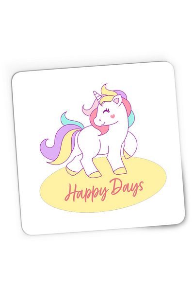 OEM Mousepad Gaming Unicorn Squad Happy Days Magic Universe, 21x19 см