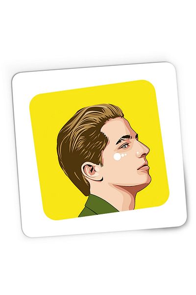OEM Mousepad Gaming Charlie Puth BTS Kookie Left and Right Music Collab, 21x19 см