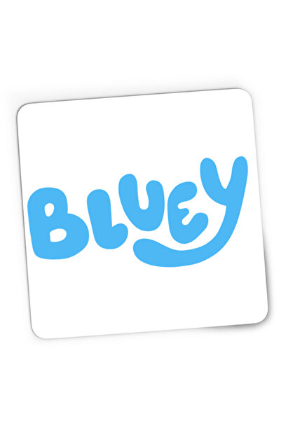 OEM Mousepad Gaming Bluey Logo TV Show Adventure Studio Simple Pets, 21x19 см