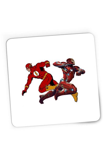 OEM Mousepad Gaming Flash Ironman Jump Speed Power Fast Arrowverse, 21x19 см