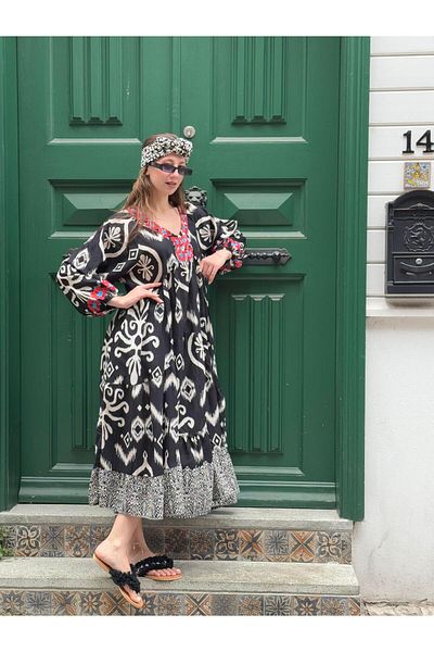 Park Moda AN10593 ΦΟΡΕΜΑ ΜΕ ΛΕΠΤΟΜΕΡΗ ΚΕΝΤΗΜΑ ΜΑΡΙΝ