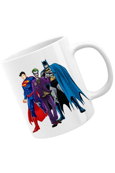 OEM Cana Joker Batman Superman Marvel DC Comics America, alba, 330 ml
