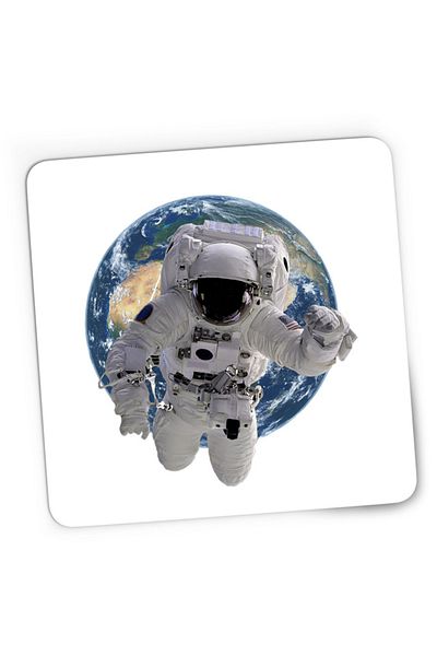 OEM Mousepad Gaming NASA Earth Life Satelite Astronaut Project Comet, 21x19 см