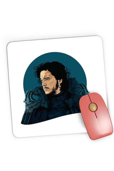 OEM Mousepad Gaming Game of Thrones John Snow Adventure Drama, 21x19 см