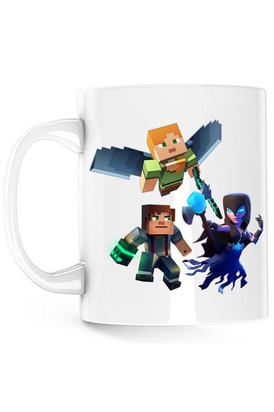 OEM Cana Minecraft Elytra End Clash of Clans Mage Survival, alba, 330 ml