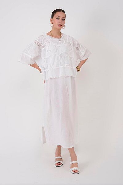 Park Moda 11197 LOVA ΑΝΟΙΧΤΟ ΚΕΝΤΗΜΕΝΟ ΦΟΡΕΜΑ ΜΕ ΛΕΠΤΟΜΕΡΗ ΔΙΠΛΟ