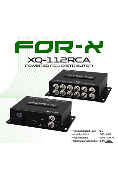 ÖYKÜ SOUND XQ-112RCA 1RCA GİRİŞİ 12RCA ÇIKIŞ YAPMAYA YARAYAN DİJİTAL ÇEVİRİCİ