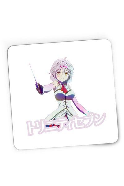 OEM Mousepad Gaming Trinity Seven Kurata Yui Rainbow Anime Manga Shounen, 21x19 см