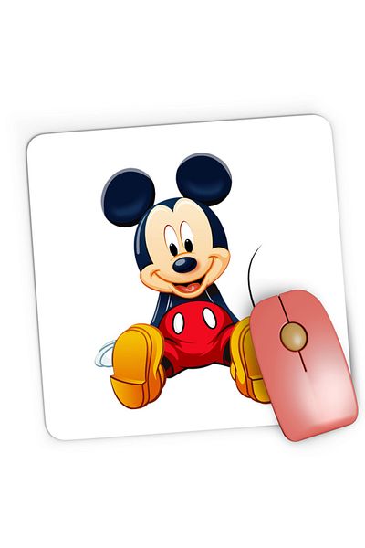 OEM Mousepad Gaming Mickey Mouse Toy Shoes Animation Love Willie, 21x19 см