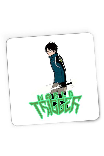 OEM Mousepad Gaming World Trigger Mikumo Osamu Glasses Anime, 21x19 см