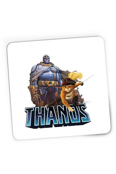 OEM Mousepad Gaming Thanos DC Anti Hero Shrek Cat Boots, 21x19 см