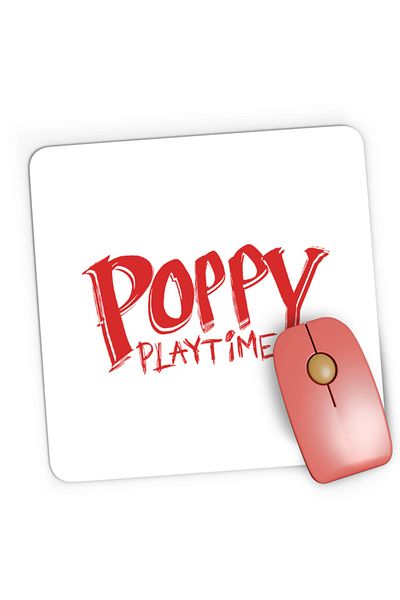 OEM Mousepad Gaming Huggy Wuggy Logo Poppy Playtime RPG Horror House, 21x19 см