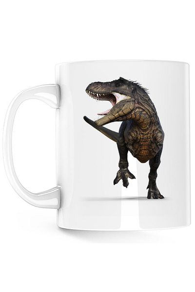 OEM Cana Jurassic Park T-REX Fossil Dinosaur Extinct, alba, 330 ml