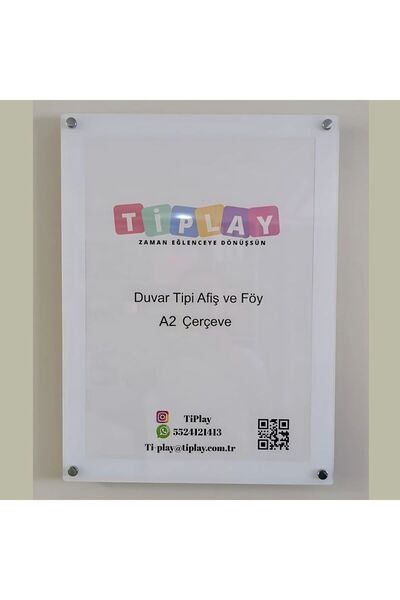 Ti Play Wall Mounted Banner and Foil Frame Uv Printed